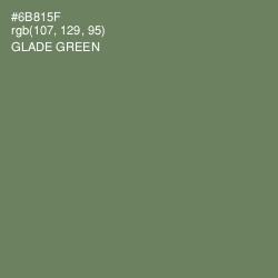 #6B815F - Glade Green Color Image