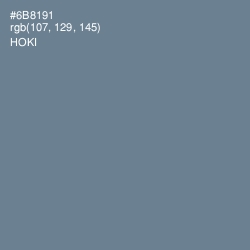 #6B8191 - Hoki Color Image