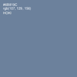 #6B819C - Hoki Color Image