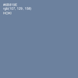 #6B819E - Hoki Color Image