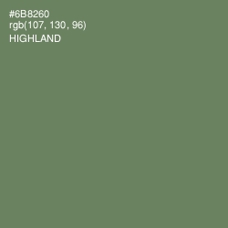 #6B8260 - Highland Color Image