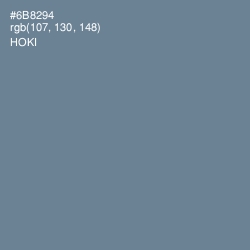 #6B8294 - Hoki Color Image