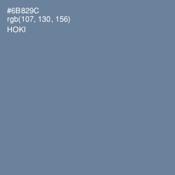 #6B829C - Hoki Color Image