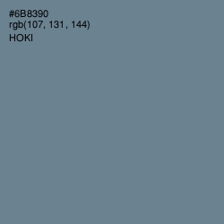 #6B8390 - Hoki Color Image