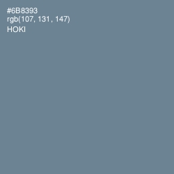 #6B8393 - Hoki Color Image