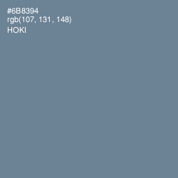 #6B8394 - Hoki Color Image