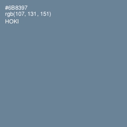 #6B8397 - Hoki Color Image