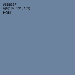 #6B839F - Hoki Color Image