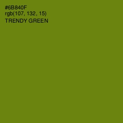 #6B840F - Trendy Green Color Image