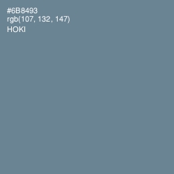 #6B8493 - Hoki Color Image