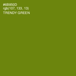 #6B850D - Trendy Green Color Image