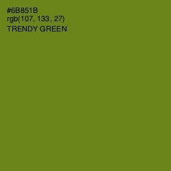 #6B851B - Trendy Green Color Image