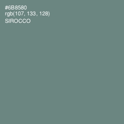 #6B8580 - Sirocco Color Image