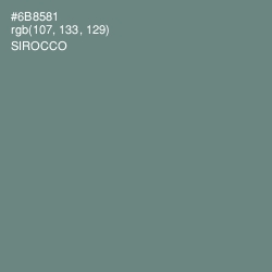 #6B8581 - Sirocco Color Image