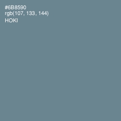 #6B8590 - Hoki Color Image