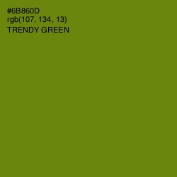 #6B860D - Trendy Green Color Image