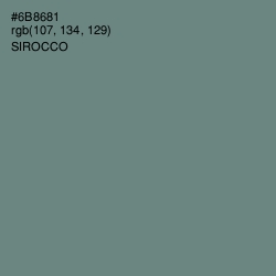 #6B8681 - Sirocco Color Image