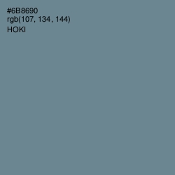 #6B8690 - Hoki Color Image