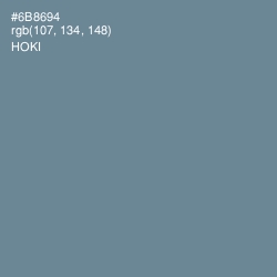 #6B8694 - Hoki Color Image