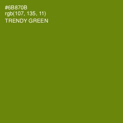 #6B870B - Trendy Green Color Image
