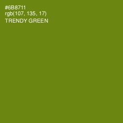 #6B8711 - Trendy Green Color Image