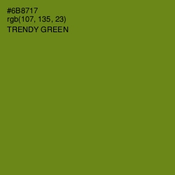 #6B8717 - Trendy Green Color Image