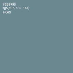 #6B8790 - Hoki Color Image