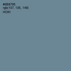 #6B8795 - Hoki Color Image