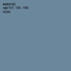 #6B879C - Hoki Color Image