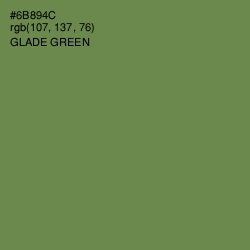 #6B894C - Glade Green Color Image