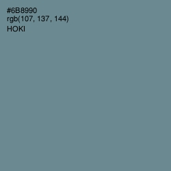 #6B8990 - Hoki Color Image