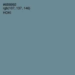#6B8992 - Hoki Color Image
