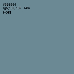#6B8994 - Hoki Color Image