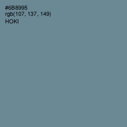 #6B8995 - Hoki Color Image