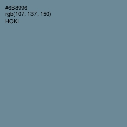 #6B8996 - Hoki Color Image