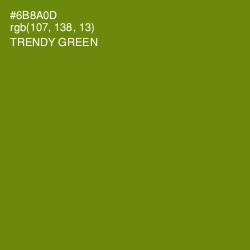 #6B8A0D - Trendy Green Color Image