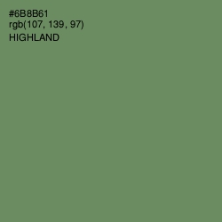 #6B8B61 - Highland Color Image