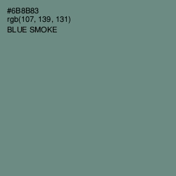 #6B8B83 - Blue Smoke Color Image