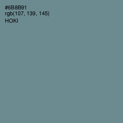 #6B8B91 - Hoki Color Image