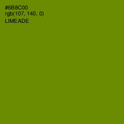 #6B8C00 - Limeade Color Image