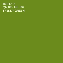 #6B8C1D - Trendy Green Color Image