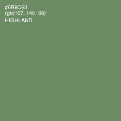 #6B8C63 - Highland Color Image