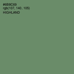 #6B8C69 - Highland Color Image