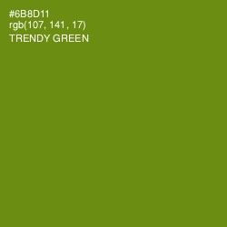 #6B8D11 - Trendy Green Color Image