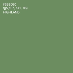 #6B8D60 - Highland Color Image