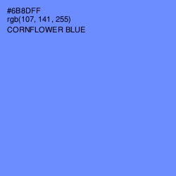 #6B8DFF - Cornflower Blue Color Image