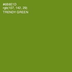 #6B8E1D - Trendy Green Color Image