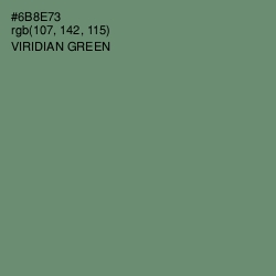 #6B8E73 - Viridian Green Color Image