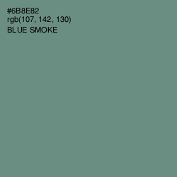 #6B8E82 - Blue Smoke Color Image