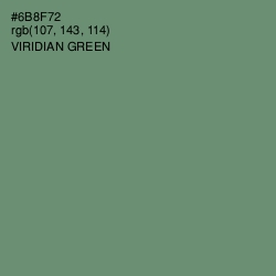 #6B8F72 - Viridian Green Color Image